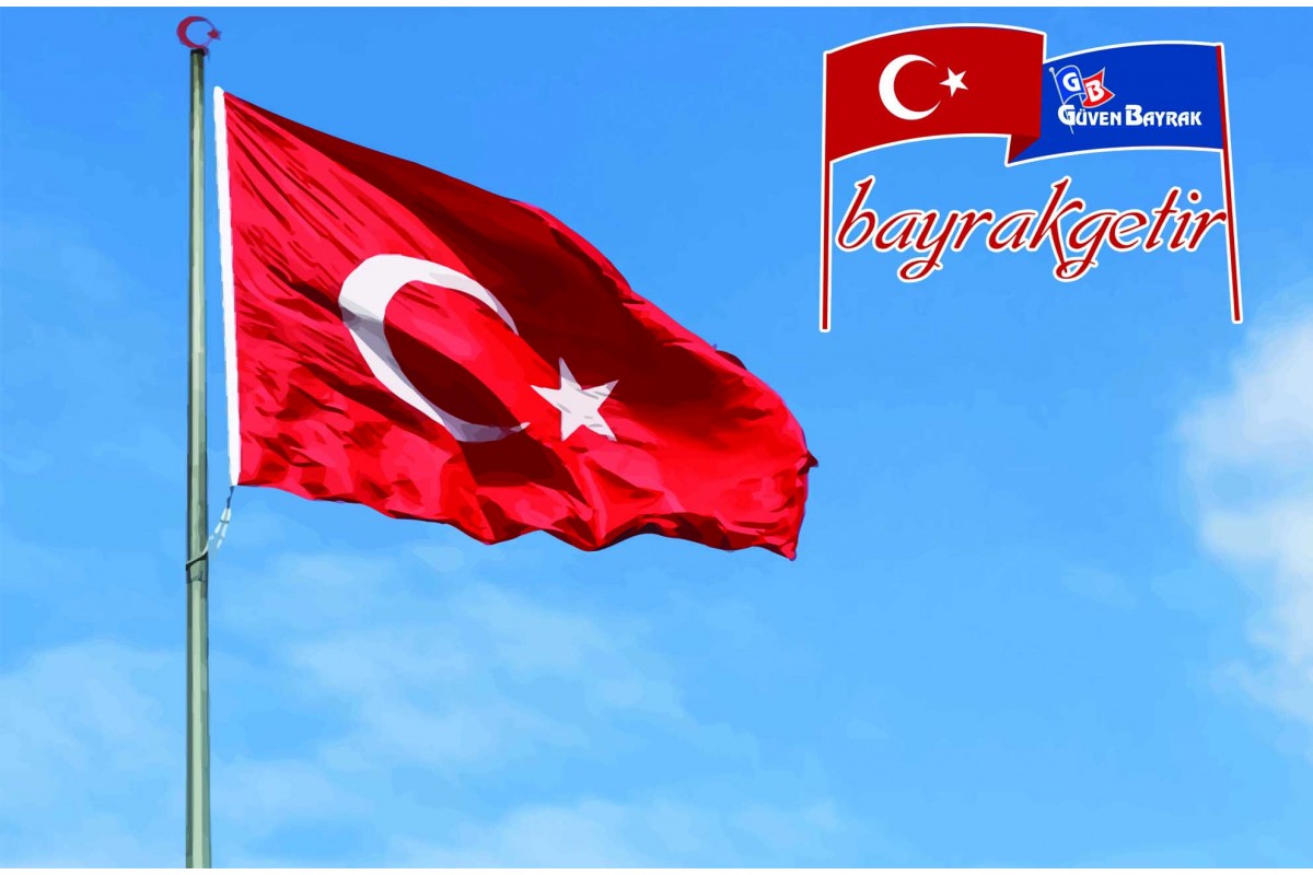 12mt18mt Büyük Türk Bayrağı 12mt18mt Büyük Türk Bayrağı